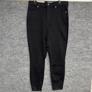 NWT Everlane Womens The Way-High Skinny Jean Size 33 High Stretch Black NWT